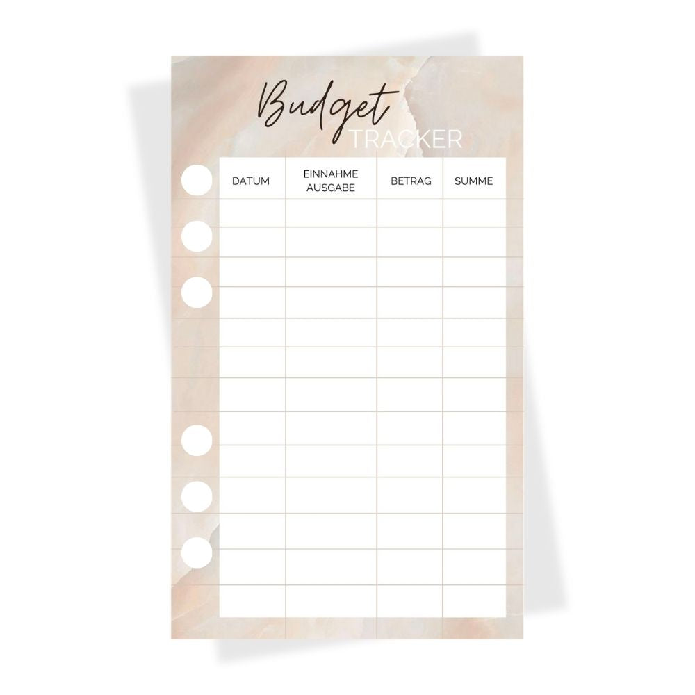 Budget Tracker - gelocht
